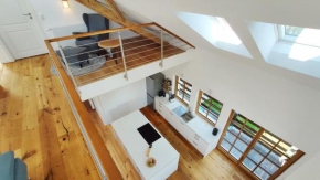 Exklusive, sonnige Neubau Ferienwohnung mit dem Flair einer ehemaligen Scheune